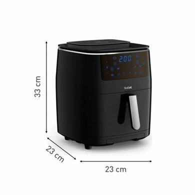 Tefal Мультипіч Easy Fry Grill&Steam, 1430Вт, чаша-6.2л, сенсорне керув., 8 програм, пластик, чорний (379019) FW201815 фото