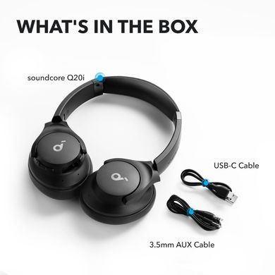 Наушники Anker SoundСore Q20i Black (6907849) A3004G11 фото