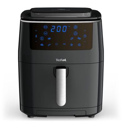 Tefal Мультипіч Easy Fry Grill&Steam, 1430Вт, чаша-6.2л, сенсорне керув., 8 програм, пластик, чорний (379019) FW201815 фото