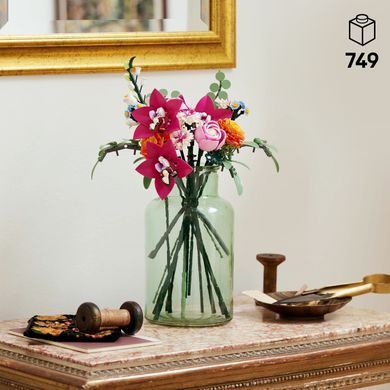Конструктор LEGO Botanicals Милий рожевий букет квітів (391674)