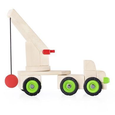 Большая машинка Guidecraft Block Science Trucks Стенобитная машина деревянная 45 см (G7533) dt_2268 фото