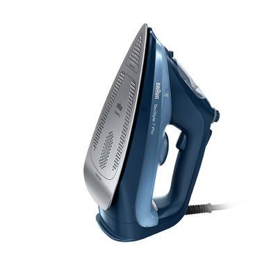 Braun Праска TexStyle 7, 3000Вт, 300мл, паровий удар -225гр, нерж. сталь, синій (376409) SI7160BL фото