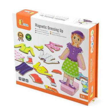 Набір магнітів Viga Toys Гардероб дівчинки (59652) dt_9537 фото