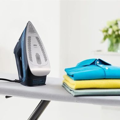 Braun Праска TexStyle 7, 3000Вт, 300мл, паровий удар -225гр, нерж. сталь, синій (376409) SI7160BL фото