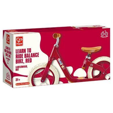 Беговел Hape двухколесный 12" красный (E1099), Красный