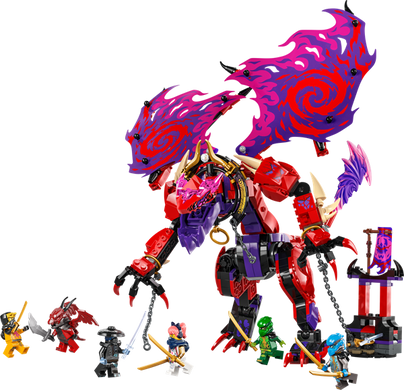 Конструктор LEGO NINJAGO Громовержець Дракон Хаосу 668 деталей (71832)