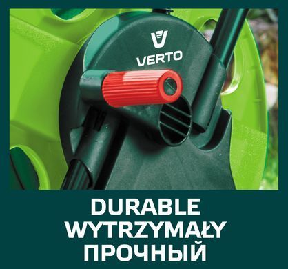 Катушка для шланга на колесах Verto 15G791 для шлангов 1/2", 5/8", 3/4" 15G791 фото