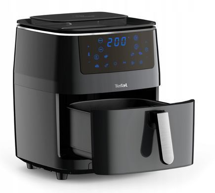 Tefal Мультипіч Easy Fry Grill&Steam, 1430Вт, чаша-6.2л, сенсорне керув., 8 програм, пластик, чорний (379019) FW201815 фото