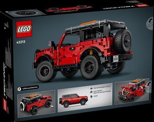 Конструктор LEGO Technic Позашляховик Ford Bronco SUV 943 деталі (42213)