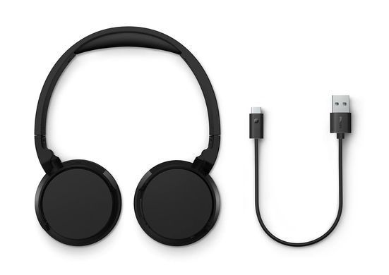 Навушники On-ear Philips TAH4209 BT 5.3, Wireless, Mic, Чорний (379617) TAH4209BK/00 фото