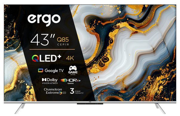 Телевізор ERGO QLED+ 43JUQ85 (6996974) 43JUQ85 фото