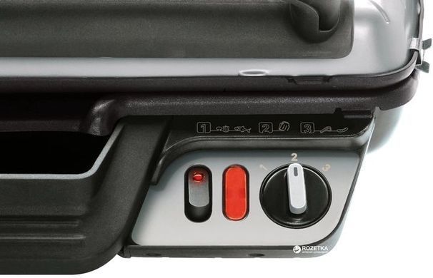 Tefal Гриль прижимний HealthGrill Comfort 2000Вт, темп. режимів-3, з`ємні пластини, метал (361937) GC306012 фото
