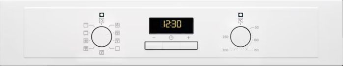 Electrolux Духова шафа електрична, 65л, A, дисплей, конвекція, білий (362579) EOF3H40BW фото