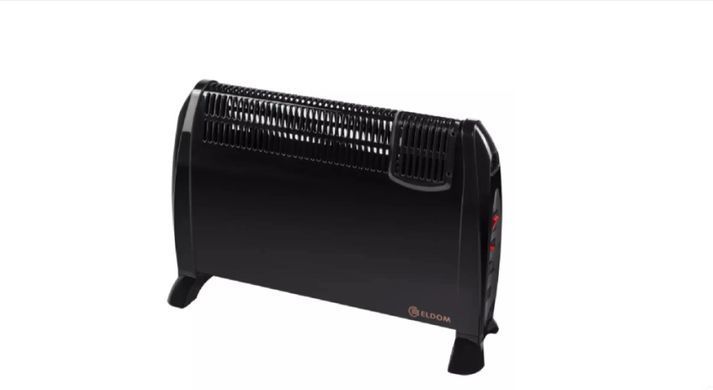Конвектор электрический с вентилятором ELDOM чорний 2000 w CFV 2000 - BL