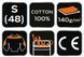 Сорочка робоча Neo Tools 81-549 з посиленням оксфорд і металевими ґудзиками S