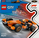 Конструктор LEGO City Пілот F1 з автомобілем для перегонів команди McLaren 86 деталей (60442)