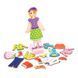Набір магнітів Viga Toys Гардероб дівчинки (59652) dt_9537