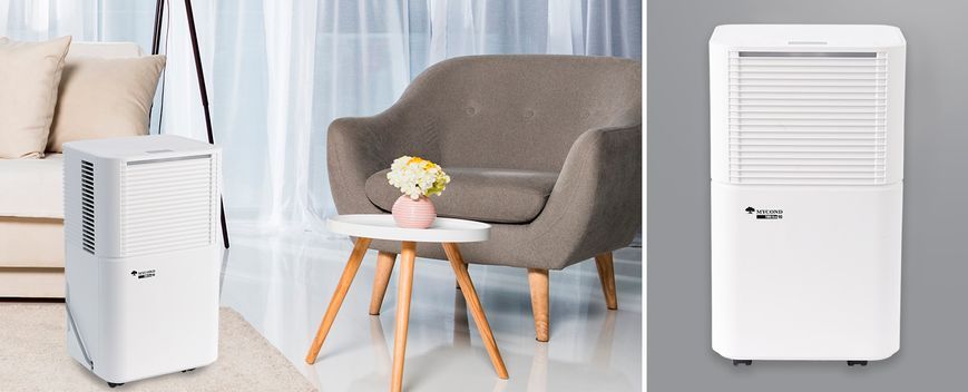 MYCOND Осушувач повітря Tibo Eco 10 побутовий, 10л.на добу, 120м3/год, 20м2, дисплей, ел. кер-ня, таймер, авто вимк., білий (369689) TIBO_ECO_10 фото