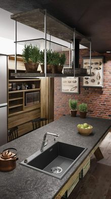 Смеситель для кухни Deante Silia, дл.излива - 233мм, вытяжной, 1 рычаг, хром
