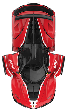 Машинка-конструктор Rastar Ferrari 1:18. Красный