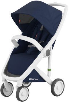 Прогулянкова коляска Greentom Classic Blue-White (376095) 8718858972319 фото