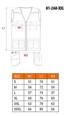 Жилет рабочий Neo Tools 81-268 HD Slim XXL