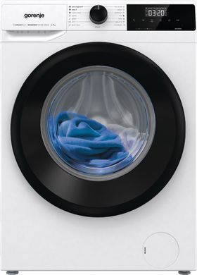 Gorenje Пральна машина фронтальна, 7кг, 1400, A+++, 47см, дисплей, пара, інвертор, білий (375103) WNHEI74SAS фото