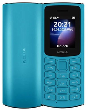 Мобільний телефон NOKIA 105 Dual SIM (cyan) TA-1557 TA-1557 cyan фото