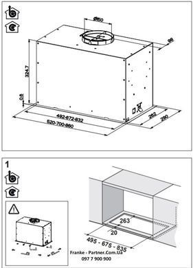 Franke Вытяжка встраиваемая Box Flush EVO черный матовый 305.0665.365 фото