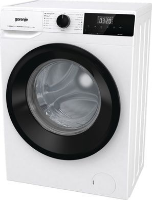 Gorenje Пральна машина фронтальна, 7кг, 1400, A+++, 47см, дисплей, пара, інвертор, білий (375103) WNHEI74SAS фото
