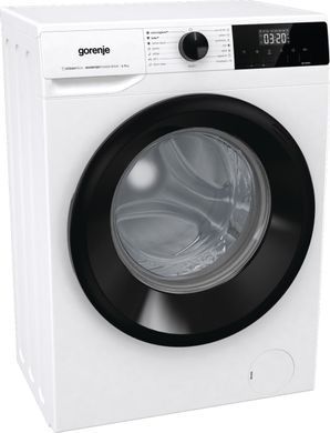 Gorenje Пральна машина фронтальна, 7кг, 1400, A+++, 47см, дисплей, пара, інвертор, білий (375103) WNHEI74SAS фото