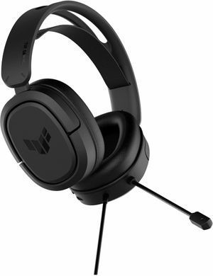 Гарнитура игровая ASUS TUF Gaming H1 7.1, mini-jack/dual 3.5мм, 1.2м/1.2м, чёрний 90YH03A2-B1UA00 фото