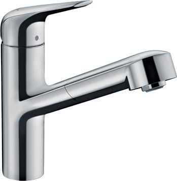 Змішувач для кухні Hansgrohe Focus M42, довж.виливу - 225мм, витяжний, 1важіль, KM150, хром (352137)