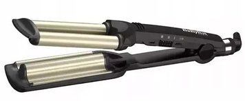BaByliss Плойка, гофре , темп.режимів-3, 160-200С, природні хвилі, кераміка, чорний (363217) C260E фото