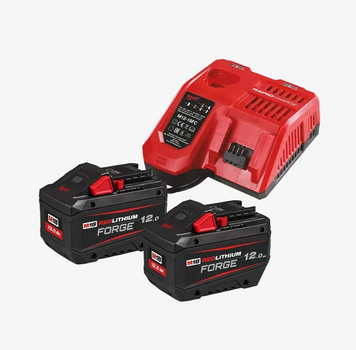 Енергокомплект MILWAUKEE, M18 FORGENRG-122 (+заряд.пристр. M12 - 18 FC, 2 акум.FORGE Х 12.0Аг)