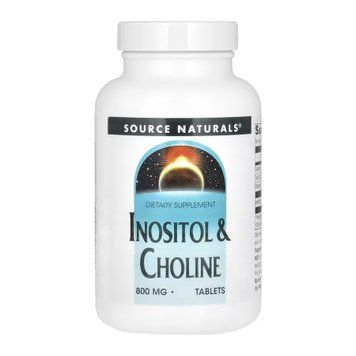 Inositol & Choline 800mg - 50 tabs Source Naturals