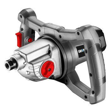 Міксер будівельний GRAPHITE 1400 Вт 58G788, 2 швидкості, комплект насадок 58G785 фото