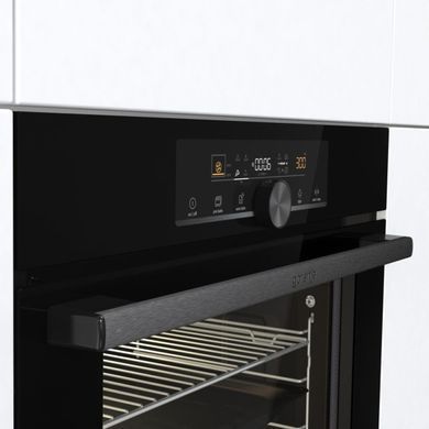 Gorenje Шафа духова електрична, 77л, дисплей, піроліз, A+, чорний (367864) BPS6747A06BG фото