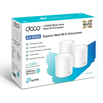 Домашня Mesh Wi-Fi система Tp-Link, TP-LINK Deco X50(1-pack)