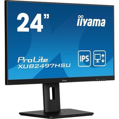 23.8" 16:9 IPS РК монітор, 1920х1080, 1 мс (MPRT), 100 Гц, Adaptive Sync, 1xHDMI 1.4/1xDP 1.2/2xUSB IIYAMA XUB2497HSU-B2 3728843 фото