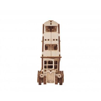 Дерев'яний механічний 3D конструктор Ugears Лицарський автобус (70172) dt_93638 фото