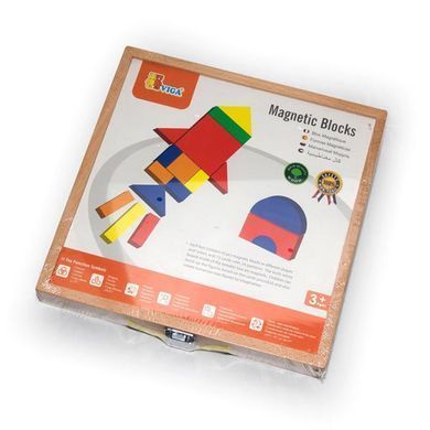 Набір магнітних блоків Viga Toys Форми і кольори (59687) dt_9538 фото