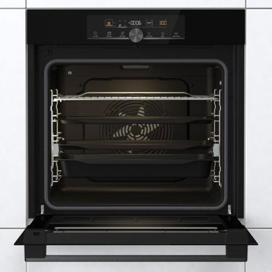 Gorenje Шафа духова електрична, 77л, дисплей, піроліз, A+, чорний (367864) BPS6747A06BG фото