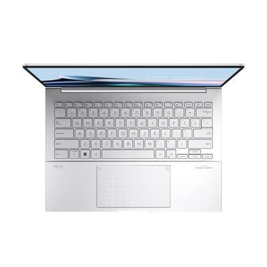 ASUS Ноутбук Zenbook 14 UX3405MA-QD870W 14" FHD OLED, Intel Ultra 7 155U, 16GB, F512GB, UMA, Win11, Серебристый 90NB11R2-M01H80 фото