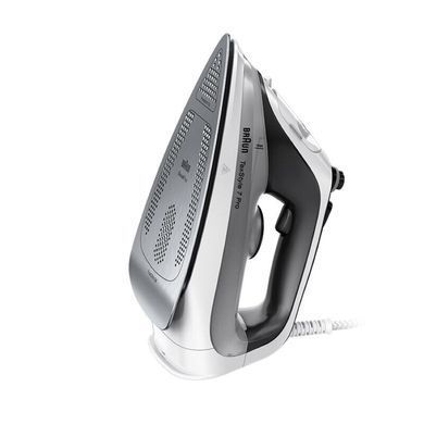 Braun Утюг TexStyle 7, 2900Вт, 300мл, паровой удар -220гр, нерж. сталь, черно-белый SI7149WB фото