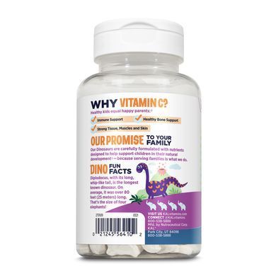 Вітамін C KAL Vitamin C-Rex 100 mg 100 Chewables Orange