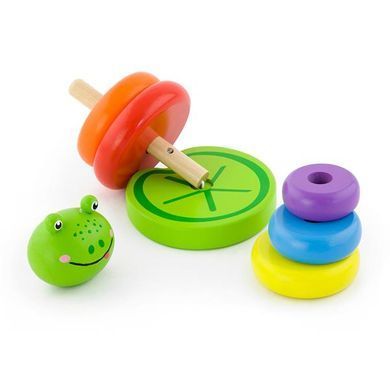 Дерев'яна пірамідка Viga Toys Жабка (50258) dt_566 фото