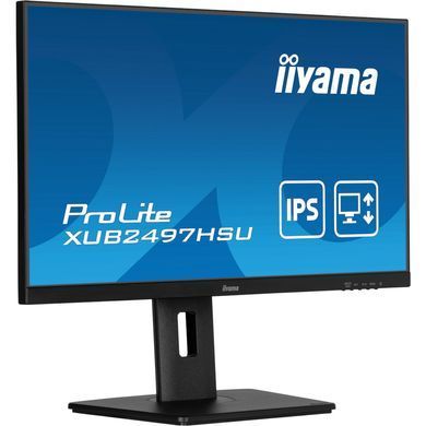 23.8" 16:9 IPS РК монітор, 1920х1080, 1 мс (MPRT), 100 Гц, Adaptive Sync, 1xHDMI 1.4/1xDP 1.2/2xUSB IIYAMA XUB2497HSU-B2 3728843 фото