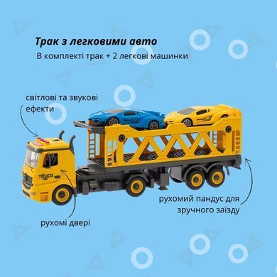 Машинка-конструктор OTAMANKO АВТОКОНСТРУКТОР Трак з легковими авто ibs_5320200 фото