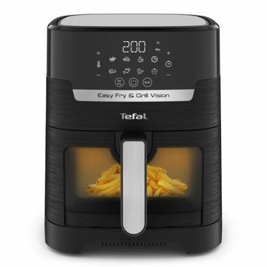 Tefal Мультипечь Easy Fry&Grill Vision Window, 1550Вт, чаша-4.2л, сенсорное управл., 10 программ, с окошком, пластик, черный (379259) EY506810 фото